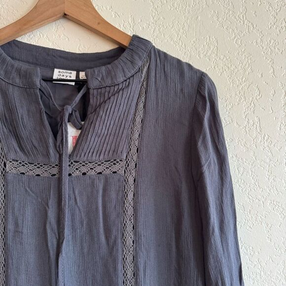 NWT | Some Days Lovin | boho grey dress | XS - Picture 3 of 6